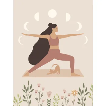 Plakát Yoga Story Plakát - Bojovník 2