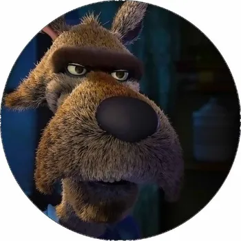 Jedlá dekorace na dort Jedlý papír Karcoolka vlk 19,5 cm