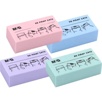 Guma M&G So Many Cats Pastel (4 barvy)