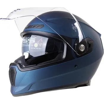 Motodoplněk Přilba RIDERO integrální matná modrá vel. XL