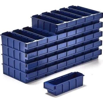 Plastový box DETAIL, 300x94x80 mm, modrý, bal. 36 ks