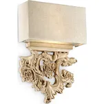 Ideal Lux PETER AP2 nástěnné svítidlo 2x E14 40W bez zdroje 30,5cm IP20, hnědé