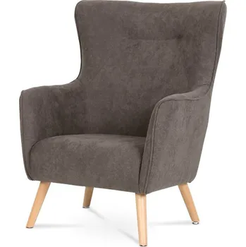 Křeslo Křeslo s dřevěnými nohami lanýžové AK-313 LAN2