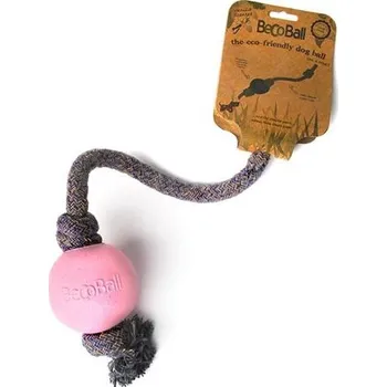 Hračka pro psa Beco Family BecoBall lano EKO-růžová-S