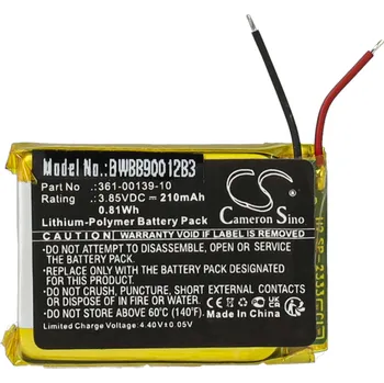 Audio kabel VHBW Baterie pro Garmin Venu 2, 210 mAh