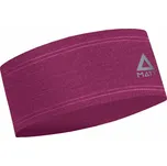 Unisex čelenka MATT Merino Headband Uni aubergine