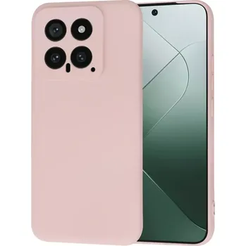 Pouzdro na mobilní telefon Kryt Xiaomi 14 Techsuit SoftFlex - pink sand