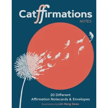 Cizojazyčná kniha Catffirmations Notes, 20 Different Affirmation Notecards a Envelopes - Swee, Lim Heng