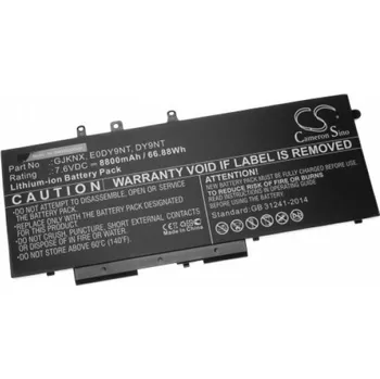 Baterie k notebooku VHBW Baterie pro Dell Latitude 5280 / 5290 / 5480 / 5490, 7.6 V, 8800 mAh