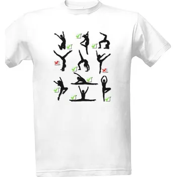 Tričko s potiskem Dance gymnastika pánské