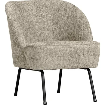 Křeslo WOOOD Krémově bílé sametové křeslo Tergi