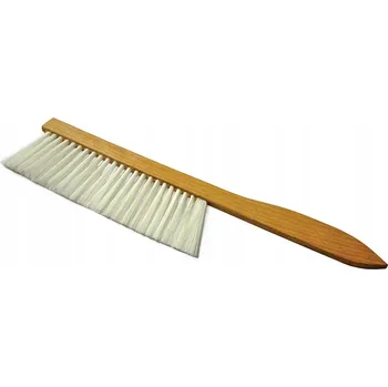 Dřevěný smeták s umělými štětinami velký včelařský