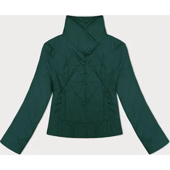 Dámská bunda Zelená dámská prošívaná bunda se stojáčkem (20067) odstíny zelené uni velikost