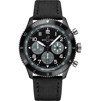 Hodinky CLASSIC AVI BREITLING: Super Avi B04 Chronograph GMT 46 Mosquito Night Fighter (SB04451A1B1X1)