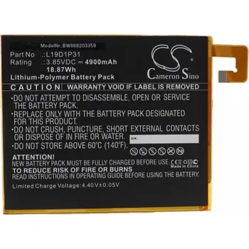 Baterie k notebooku VHBW Baterie pro Lenovo Tab M8, 4900 mAh