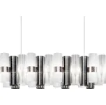 SLAMP LALSXXLPWT01T00NMTEU La Lollo Pewter white suspension linear 100, designové závěsné svítidlo, 70W LED 2700K stmívatelné, délka 93cm