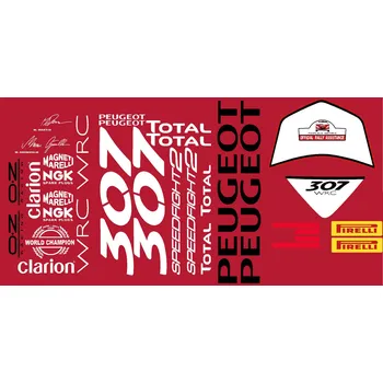 Motografix Polepy 307 WRC WRCSTICK