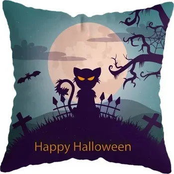 Povlak na dekorativní polštářek Halloween dekorace | povlak na polštář - H18,50x50CM