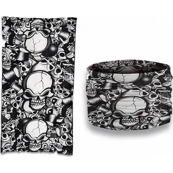 Nákrčník Nákrčník (multifunkční šátek) Barbaric Albainox lebky Skull multifunkční 30587