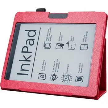 Pouzdro na čtečku elektronické knihy Pocketbook 801 / 840 FORTRESS FT151 červené pouzdro - magnet + BONUSY