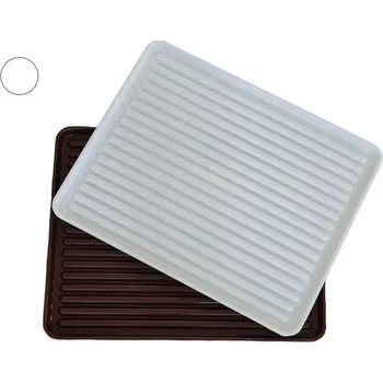 Organizace kuchyně Odkapávač na nádobí 50x40cm, plato, výška 2cm, MIX barev (1ks)