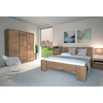 Ložnicová sestava Gala Ložnice Montana 01 Vyber provedení: korpus + přední část - dub Lefkas tmavý