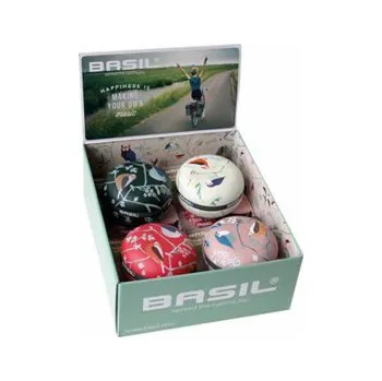 Zvonek na kolo Basil Bicycle Bell Basil Big Bell 80mm, Mix of Colors Box 4 PCS. (Bass-50442)