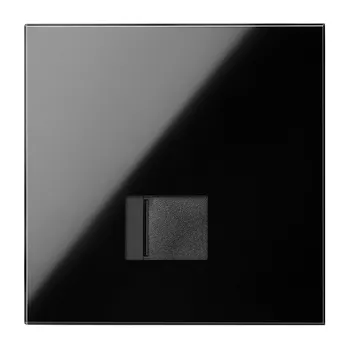 Elektrická zásuvka Simon 100 10020106-138 Sestava 1 násobná: 1 zásuvka RJ45 černá