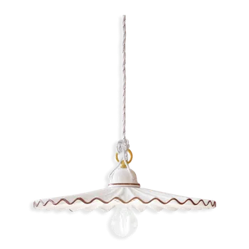 Ferroluce Závěsné retro svítidlo L'AQUILA, Ø 41 cm, 1xE27