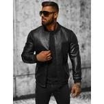 Ozonee Pánská koženková bunda Nonbel černá XXL