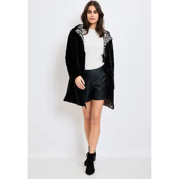 Dámská bunda Parka oboustranná Laura Jo Paris 20048LEO barva: černá, velikost: S