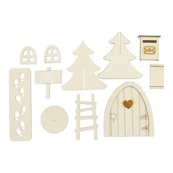 Vánoce Vánoční dekorace ze dřeva - Elfí domov