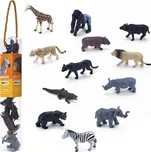Mojo Mini svět Africká zvířátka 12 ks