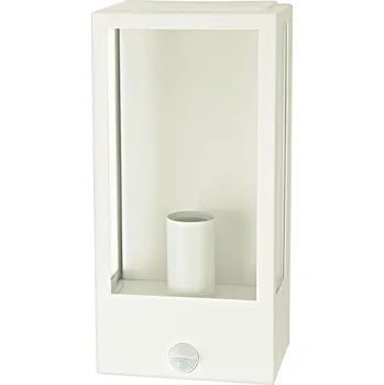 Venkovní osvětlení ACA Lighting Venkovní nástěnné svítidlo CELIA max. 60W/E27/230V/IP44, pohybový senzor, bílá barva