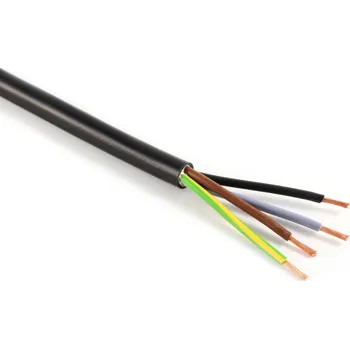 elektrický kabel Kabel H05VV-F 3G2,5 plastový flexibilní černý CYSY 3x2,5