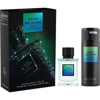 Kosmetická sada David Beckham Instinct David Beckham True Instinct EDP 50 ml + David Beckham True Instinct osvěžující deodorant ve spreji 150 ml kosmetická sada