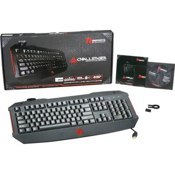 Klávesnice Thermaltake eSPORTS Challenger, herní klávesnice, CZ, USB