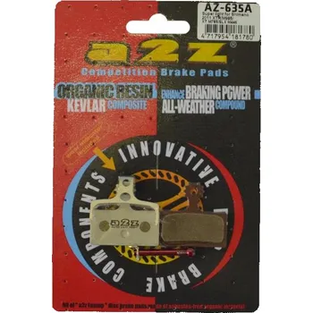 Brzda na kolo Brzdové destičky A2Z Organické AZ-635A