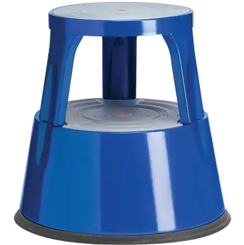 Schůdek STEP MOBIL KOV, stupátko mobilní, modré