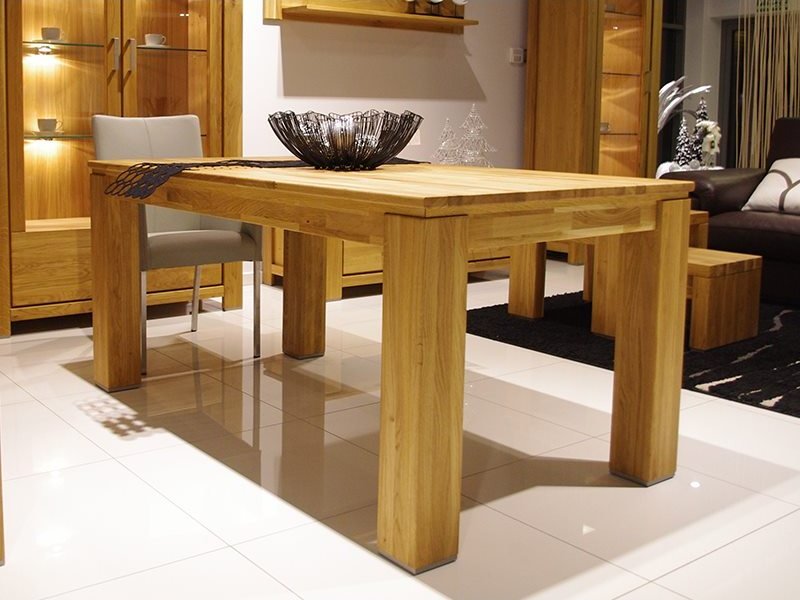 Dubový jídelní stůl z masivu FARO rozměr 160x80