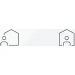 Simon 100 10002036-130 Kryt iO Master spínač, Ahoj / Na shledanou bílá