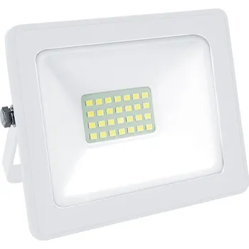 ACA Lighting LED venkovní reflektor Q 20W/230V/4000K/1700Lm/110°/IP66, bílý