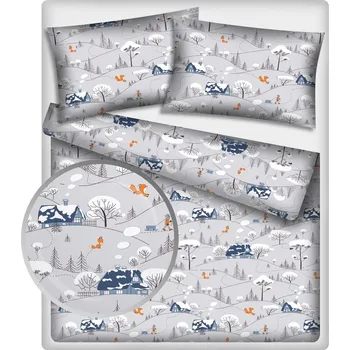 Povlečení Povlečení bavlna Zima 140x200 / 70x90