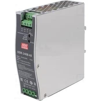Mean Well DDR-240B-48, Průmyslový měnič napětí z 17-34V na 48V 240W na DIN