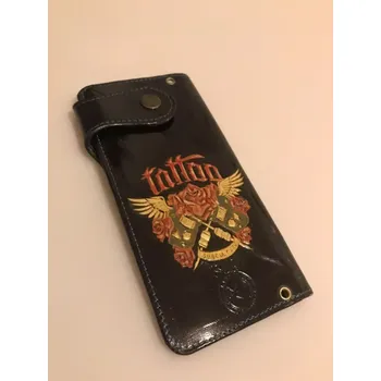 Peněženka Kožená peněženka biker - zdobená (Výprodej / Sale)