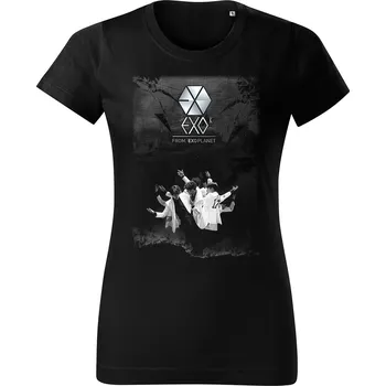 Dámské tričko Ostatní Tričko Exo Černé XXL