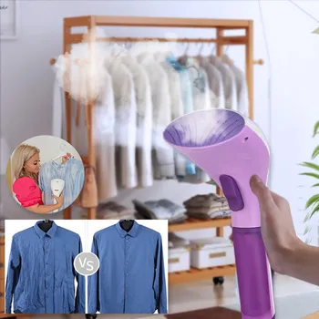 Praní a péče o prádlo Ruční napařovač oděvů, 21551 Růžovo-bílá