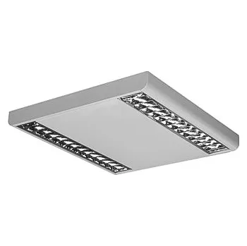 Svítidlo MODUS LLY 2x14 W hliník DP, typ B, čtverec, zdroje po stranách, nouzový zdroj