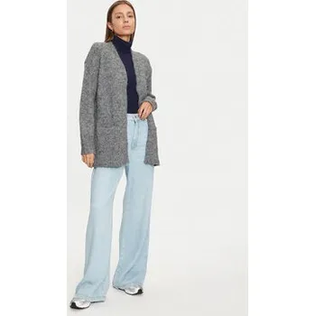 Dámský svetr Noisy May Kardigan Sutton 27030436 Šedá Loose Fit L