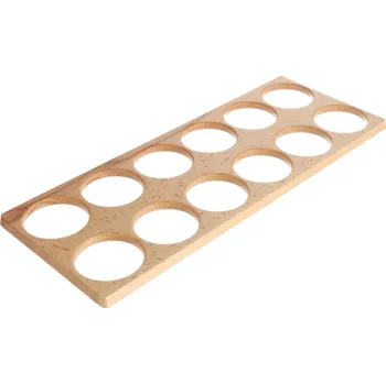 Příborník do zásuvky Agoform Držák na kořenky - dvouřadý pro příborník GRANDO / Buk lakovaný